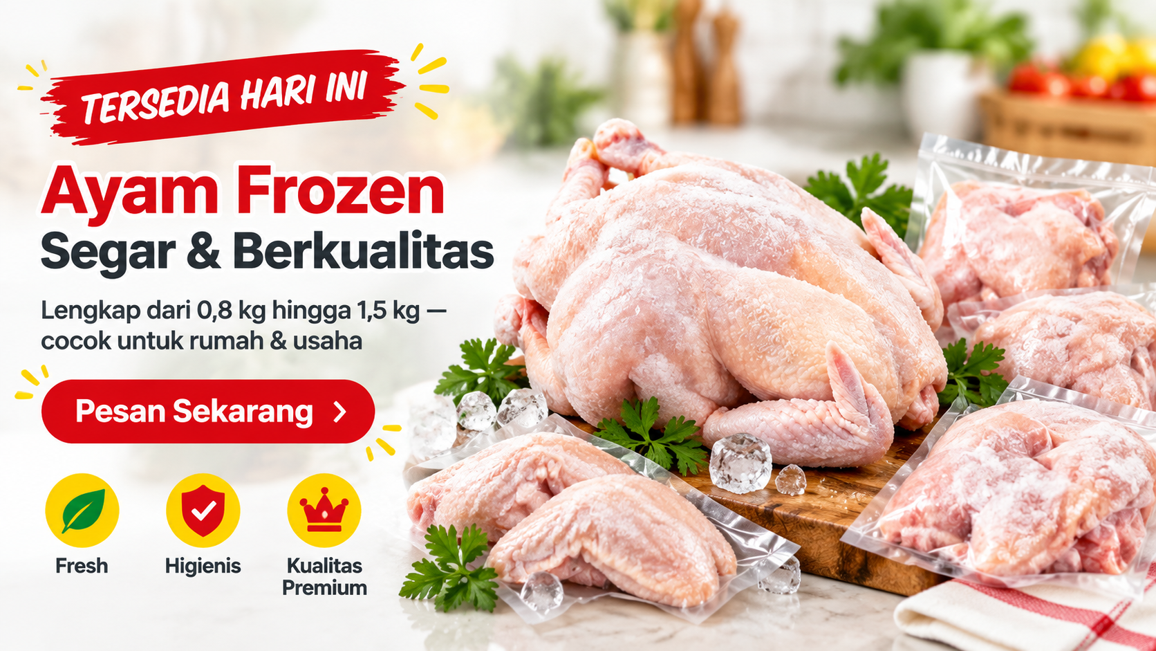 Foto produk asli ayam beku CV SJ Frozen